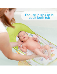 Bañera Plegable para Bebés Verde-01 con 3 Posiciones 2
