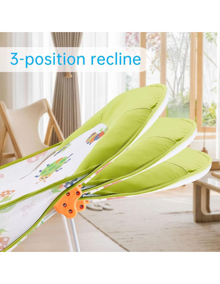 Bañera Plegable para Bebés Verde-01 con 3 Posiciones