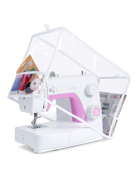 Funda Protectora para Máquina de Coser Addicted DEPO Transparente