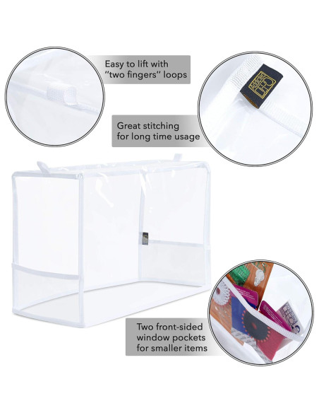 Funda Protectora para Máquina de Coser Addicted DEPO Transparente