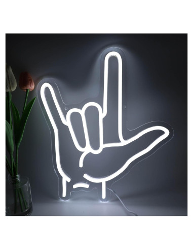 Luz de Neón LED Te Amo Sikooruled 32x36.6cm Decoración