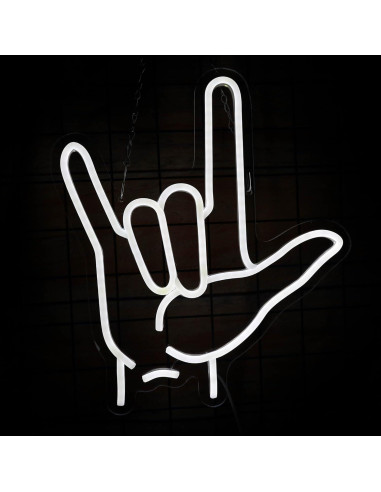 Luz de Neón LED Te Amo Sikooruled 32x36.6cm Decoración