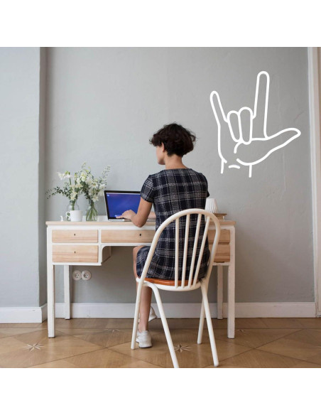 Luz de Neón LED Te Amo Sikooruled 32x36.6cm Decoración