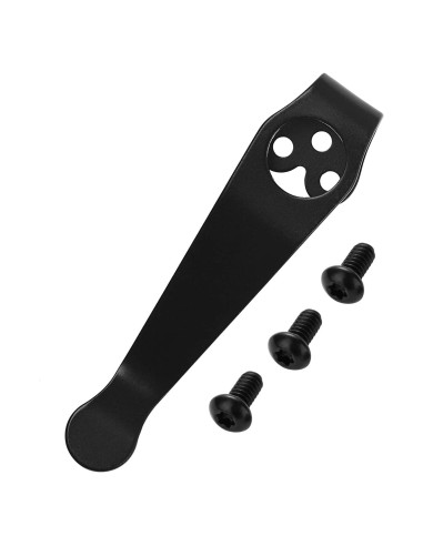 Clip de bolsillo de titanio Qtcial para cuchillos Spyderco