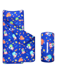 Mats de Siesta para Niños Dinosaurio 135x53cm con Almohada