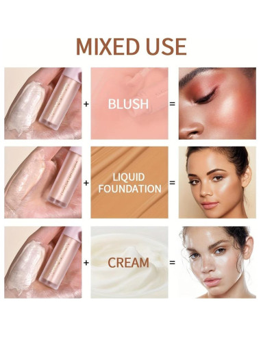 Iluminador Líquido GECOMO 7.5ml LUZ DE LA LUNA para Rostro