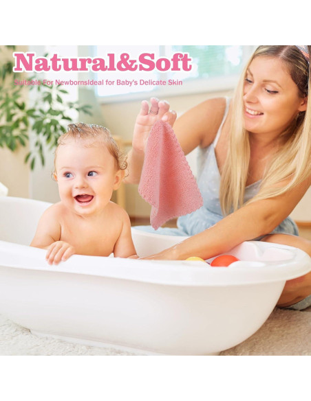 Toallitas para Bebés Vnoss 24 Unidades 17.78x22.86cm Multicolor