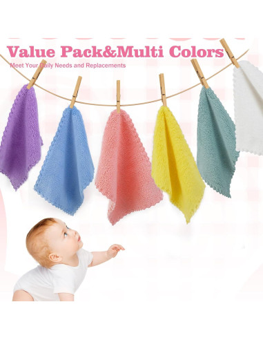 Toallitas para Bebés Vnoss 24 Unidades 17.78x22.86cm Multicolor