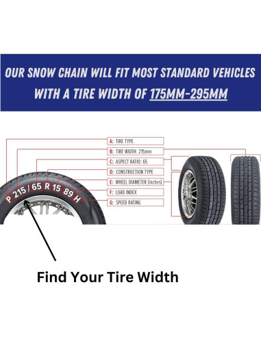 Cadenas de Neumático Antideslizantes Jeremywell 10 PCS Naranja