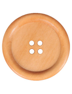 Botones de Madera YAKA 30pcs Redondos 50mm 4 Agujeros