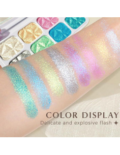 Paleta de iluminadores de diamante 8 colores - Maquillaje 2