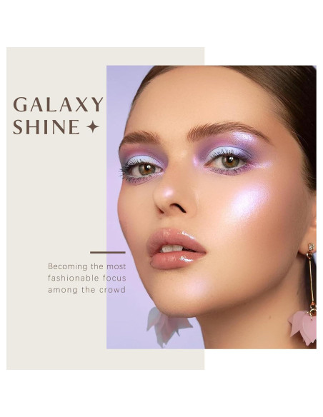 Paleta de iluminadores de diamante 8 colores - Maquillaje