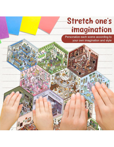 12 Juegos de Pegatinas 3D VMBORTI para Manualidades DIY