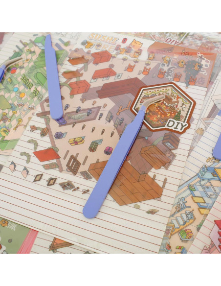 12 Juegos de Pegatinas 3D VMBORTI para Manualidades DIY