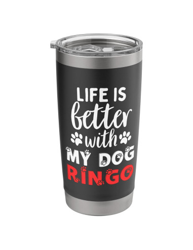 Vaso Térmico Acero Inoxidable 20 oz Ringo Regalos Mascotas