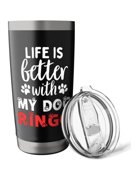 Vaso Térmico Acero Inoxidable 20 oz Ringo Regalos Mascotas