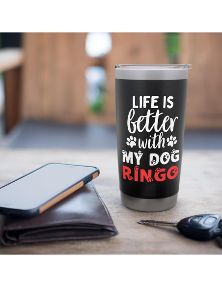 Vaso Térmico Acero Inoxidable 20 oz Ringo Regalos Mascotas