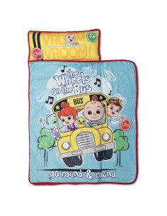 Colchoneta para Niños CoComelon con Almohada y Manta 116.84x53.34 cm