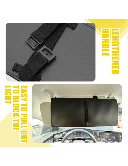 Extensor de Visera Solar HEVLE Polarizado Izquierda 31.1cm