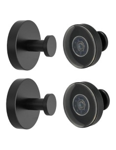 4 Ganchos de Ventosa GOJUHANLIN para Ducha y Cocina - Acero Inoxidable