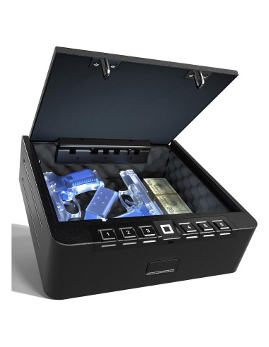 Caja Fuerte Biométrica XDeer S005 para 2 Pistolas - Acceso Rápido