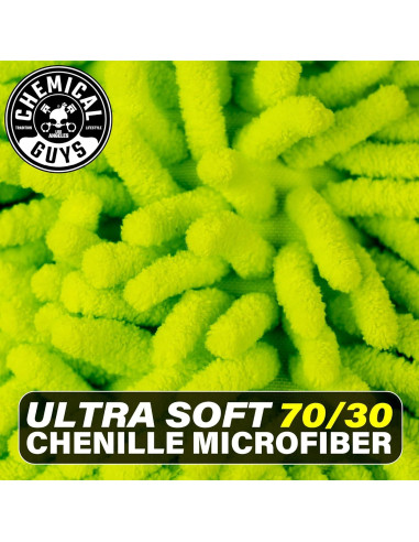 Guante de Lavado Microfibra Chenille Chemical Guys MIC493 Verde