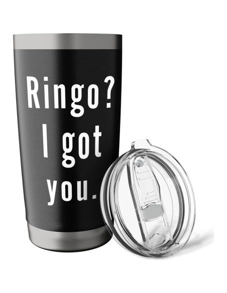 Vaso Térmico Acero Inoxidable Ringo 20 oz Aislado Negro