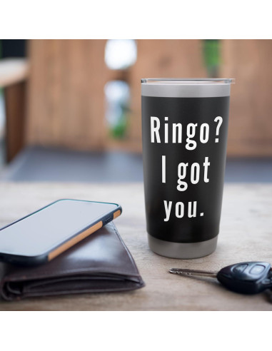 Vaso Térmico Acero Inoxidable Ringo 20 oz Aislado Negro