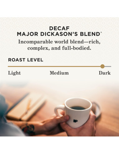 Café Molido Descafeinado Peet's 300g - Mezcla Major Dickason