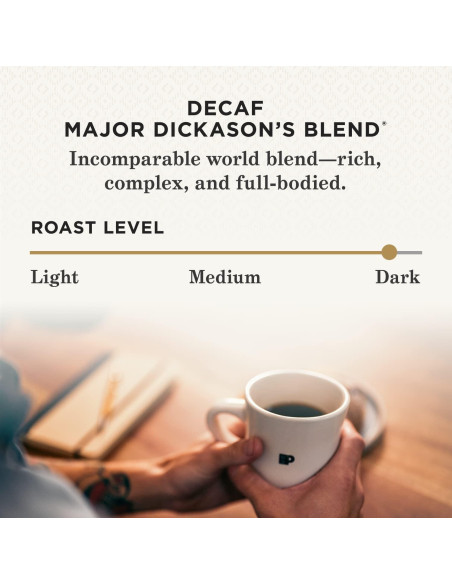Café Molido Descafeinado Peet's 300g - Mezcla Major Dickason