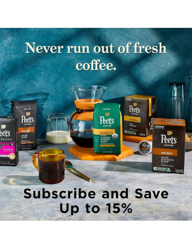 Café Molido Descafeinado Peet's 300g - Mezcla Major Dickason