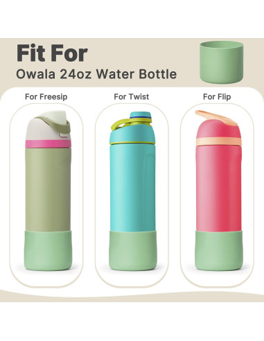 Funda de Silicona Owala 24 oz Aguacate - Protección Antideslizante