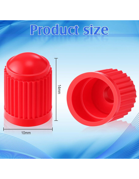 Outus 20 Tapas de Válvula de Neumático Multicolor para Vehículos