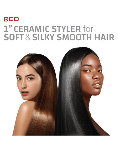 Plancha de Cerámica 1" Red by Kiss Rosa - Calor 232C