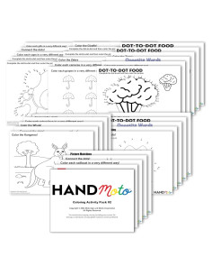 Paquete de Actividades Educativas HandMoto - Colorear y Aprender