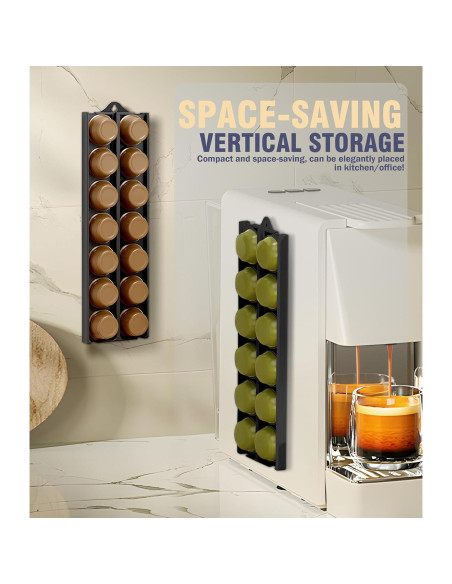 Soporte para Cápsulas de Café Neepanda Negro 2 Paquete