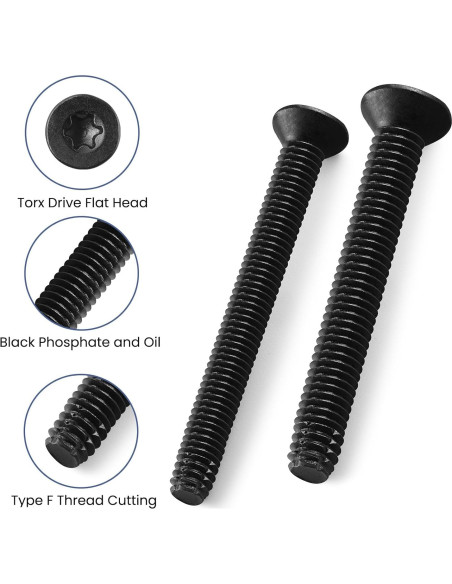 20 Tornillos Autoperforantes BNUOK 2-1/2" (6.35 cm) Torx