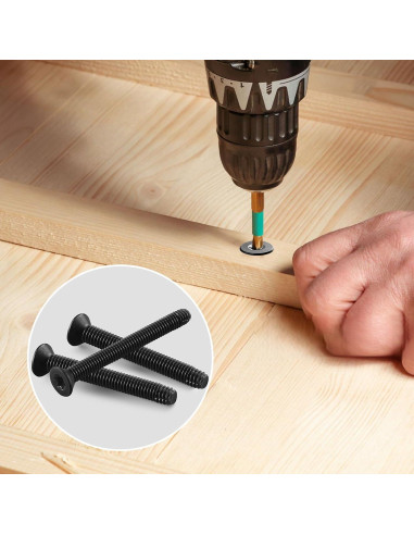 20 Tornillos Autoperforantes BNUOK 2-1/2" (6.35 cm) Torx