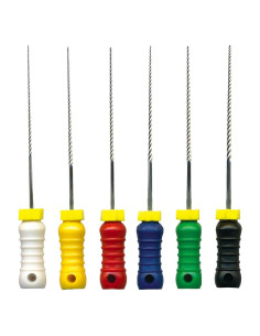 6 Piezas K-Files Piuma Hand Omnia ONE Acero Inoxidable 21mm