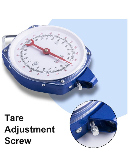 Báscula Colgante Mecánica Yogayet 200kg Azul - Alta Precisión