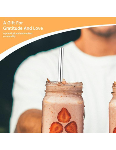 Popote Plegable Reutilizable Sisadodo con Estuche y Cepillo