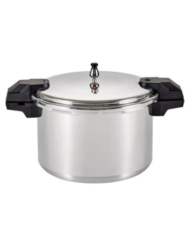 Olla a Presión Mirro de Aluminio Pulido 16 Litros Plata