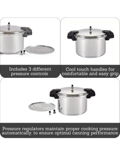 Olla a Presión Mirro de Aluminio Pulido 16 Litros Plata 2