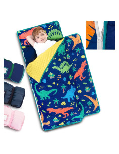 Esterilla de Siesta Primlect para Niños 139.7x55.9cm Dinosaurio Azul