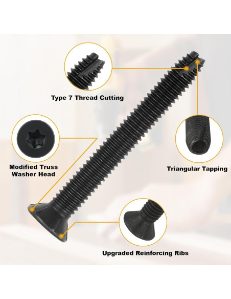 Tornillos Autoperforantes FMhotu 1/4-20 x 5 cm Tipo 7 - 100 Pzas