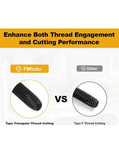 Tornillos Autoperforantes FMhotu 1/4-20 x 5 cm Tipo 7 - 100 Pzas
