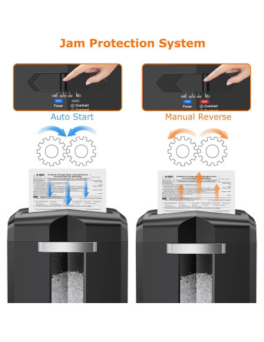 Trituradora de Papel Micro Corte Bonsaii 12 Hojas 60 Minutos