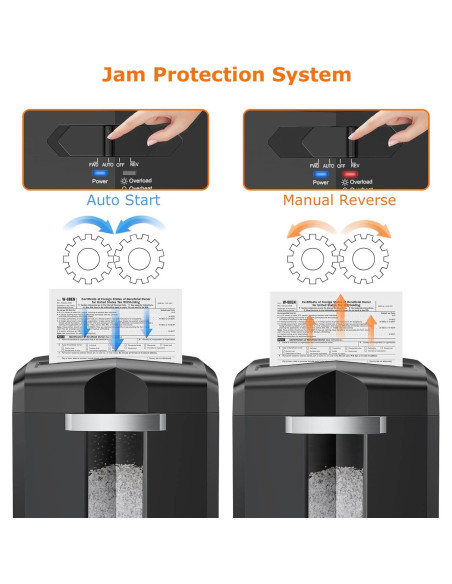 Trituradora de Papel Micro Corte Bonsaii 12 Hojas 60 Minutos