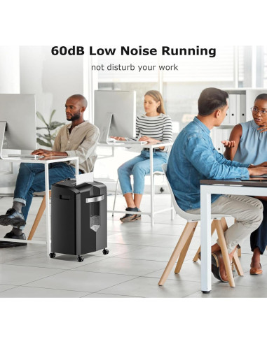 Trituradora de Papel Micro Corte Bonsaii 12 Hojas 60 Minutos