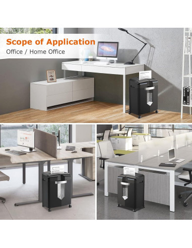 Trituradora de Papel Micro Corte Bonsaii 12 Hojas 60 Minutos